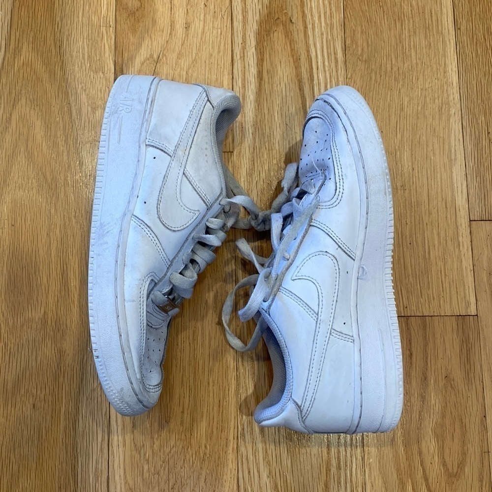 NIKE Air White Sneakers 6Y